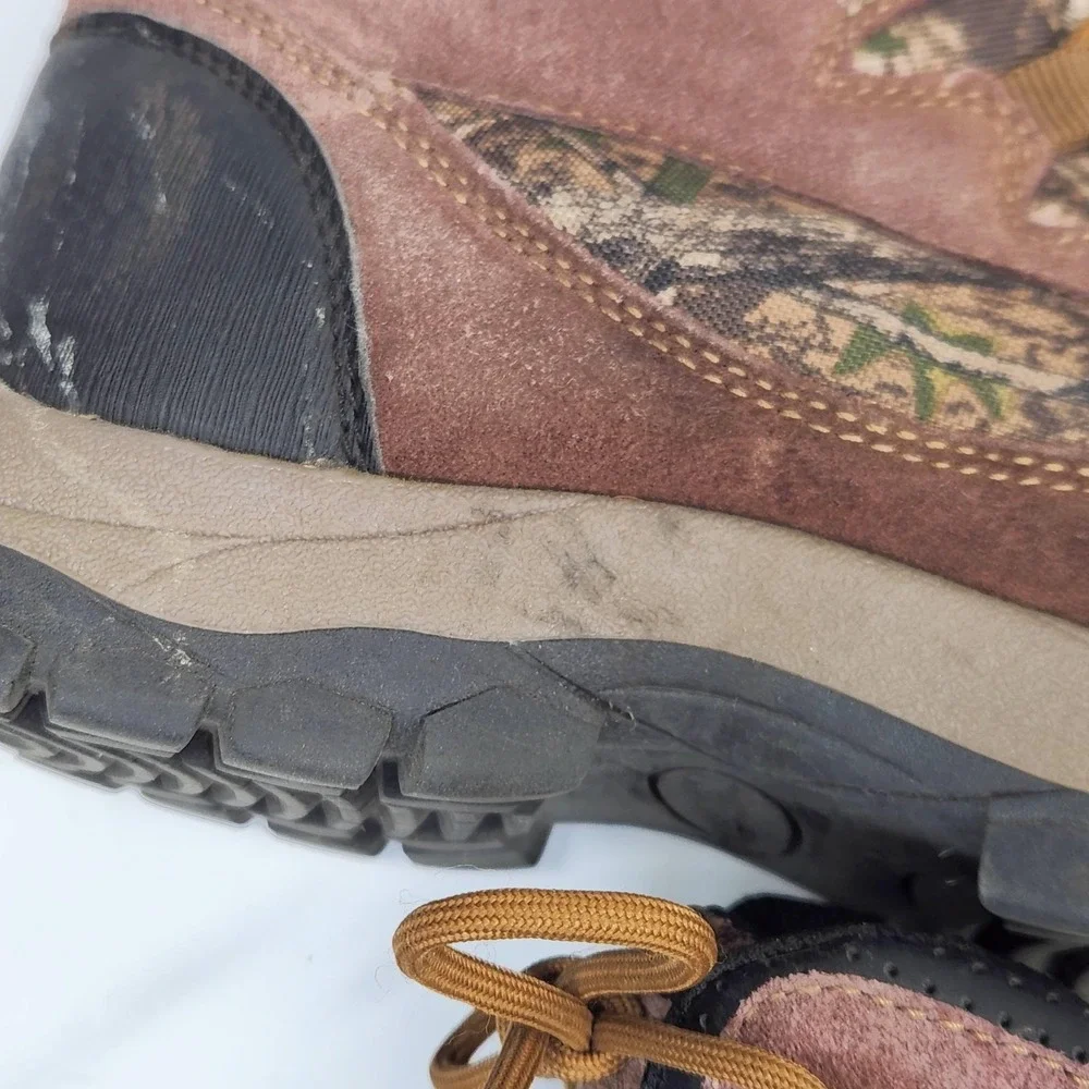 Northside Boots Mens Size 7 Brown Camo Suede Waterproof Thinsulate Hiking Snow